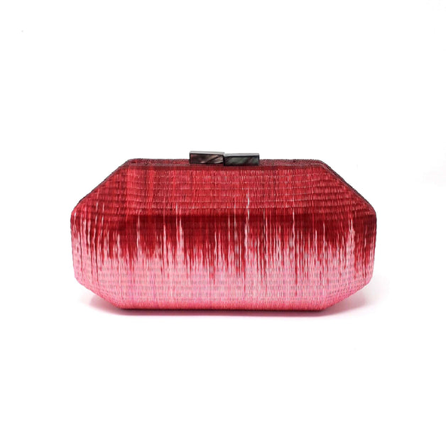 Red pink clearance clutch bag
