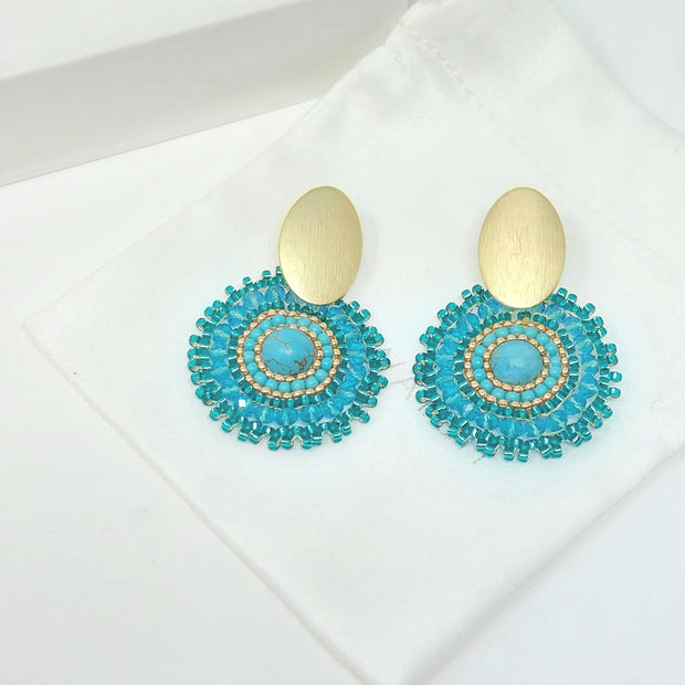 Turquoise Pacha earrings